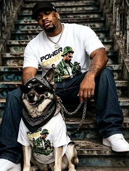 Retro Streetwear "Power Joint" Graphic Tee