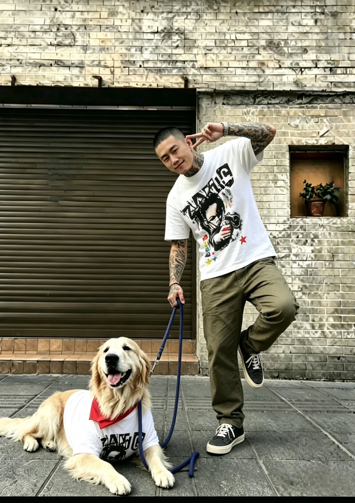 ZAMIC Style Matching Tee Set for Dogs & Owners