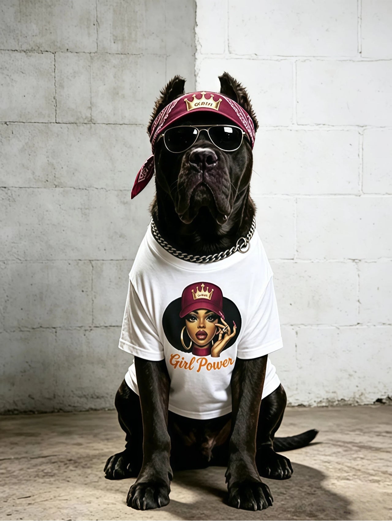Girl Power Matching Owner & Dog T-Shirt Set